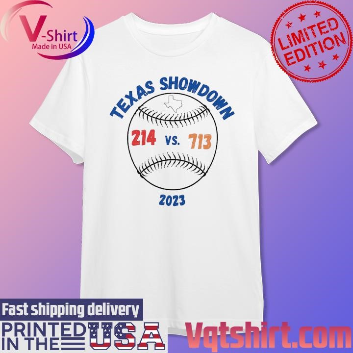 Texas Showdown 2023 Alcs Astros Vs. Rangers 713 Vs 214 T Shirt