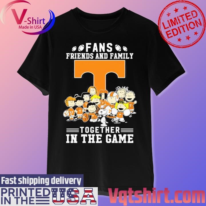 The Peanuts Tennessee Volunteers fan friends and family together in the game shirt