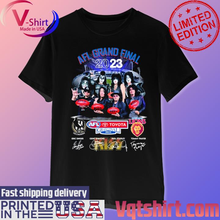 AFL Grand Final 2023 Kiss Band shirt