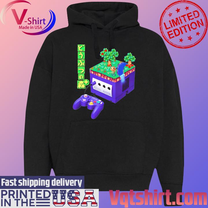 Animal Crossing Gamecube New Shirt Black Hoodie