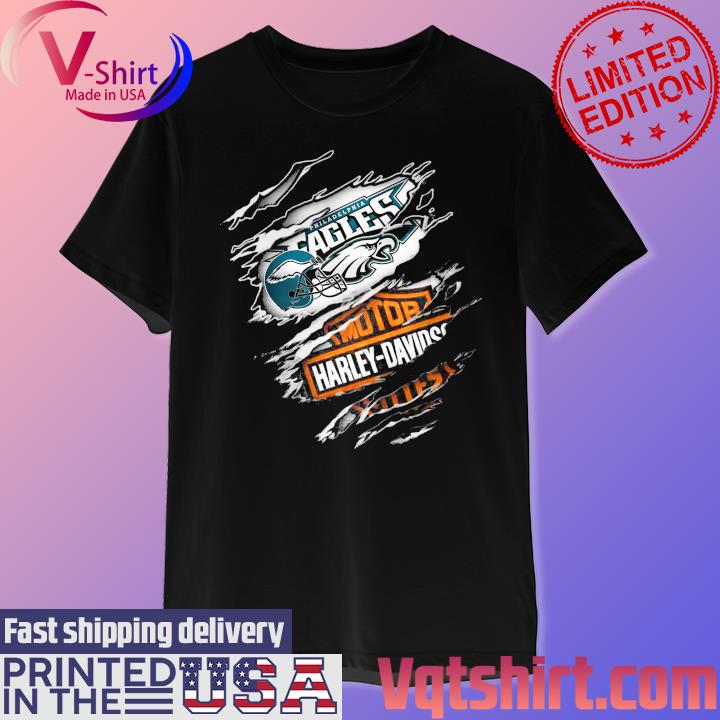 Blood Inside Philadelphia Eagles Motor Harley Davidson Cycles 2023 shirt