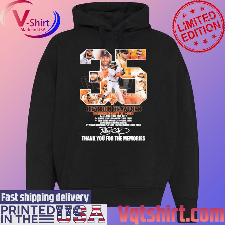 Brandon Crawford San Francisco Giants T-Shirt, hoodie, sweater, long sleeve  and tank top