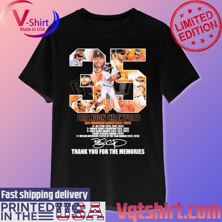 The Giants Abbey Road San Francisco Giants Signatures t-shirt by