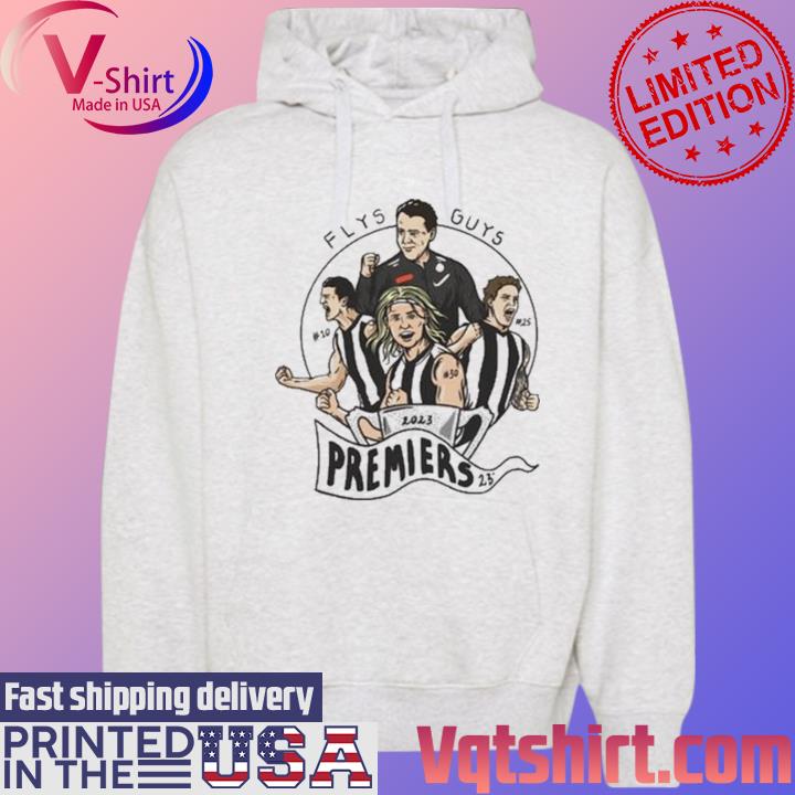 Collingwood Magpies Flys Guys 2023 Premiers s Hoodie