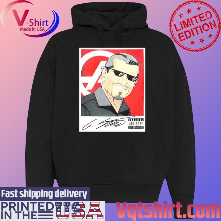 Guenther Steiner Signature Shirt Black Hoodie