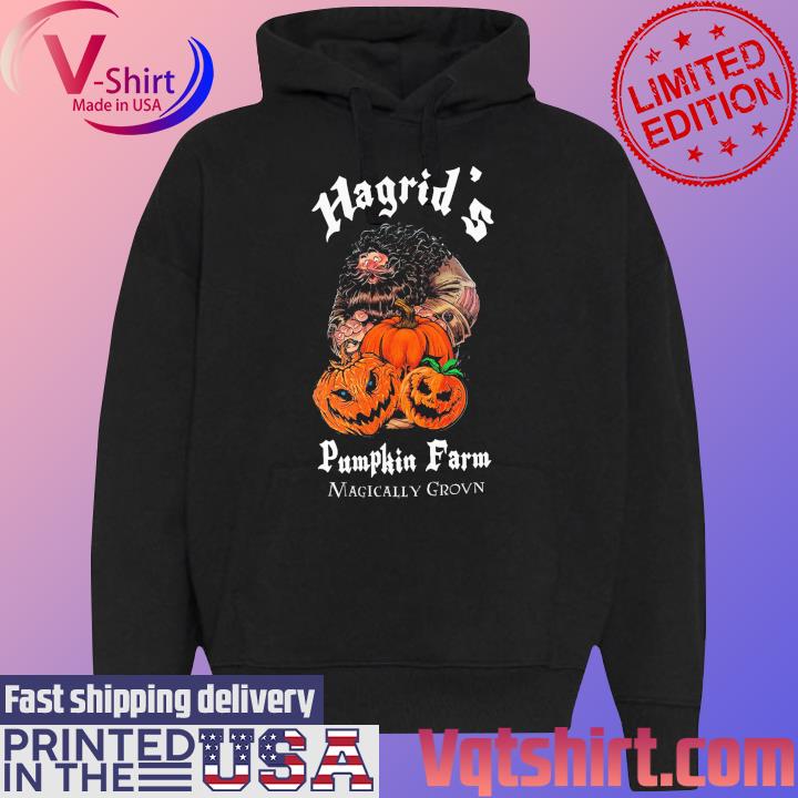 Harry Potter Hagrid’s Pumpkin Farm Magically Grown Shirt Black Hoodie