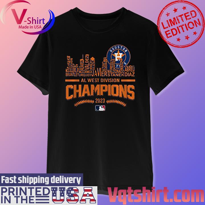 Houston Astros Team Name city Al West Division Champions 2023 Shirt,  hoodie, sweater, long sleeve and tank top