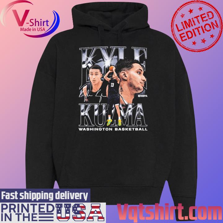 Kyle Kuzma Washington Wizards Basketball Vintage s Black Hoodie