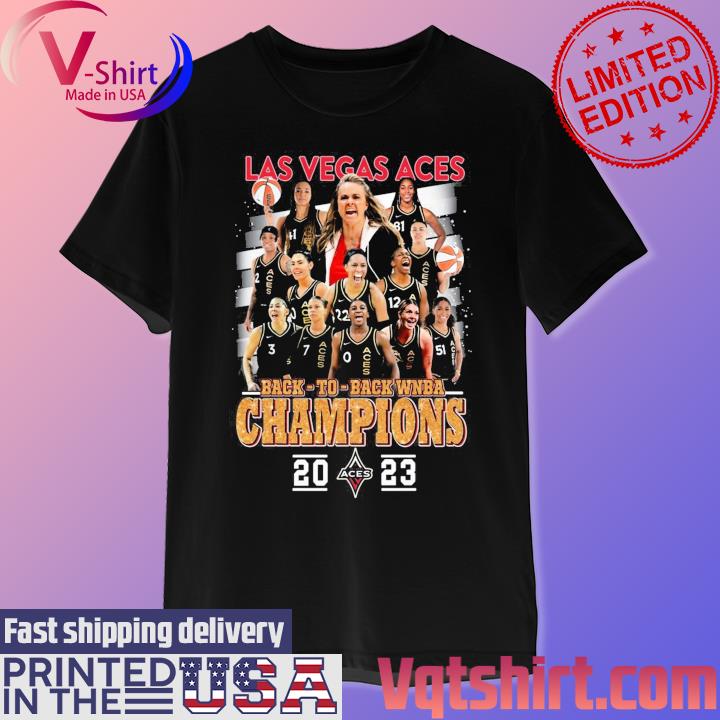 Las Vegas Aces Back To Back WNBA Champions 2023 T-Shirt