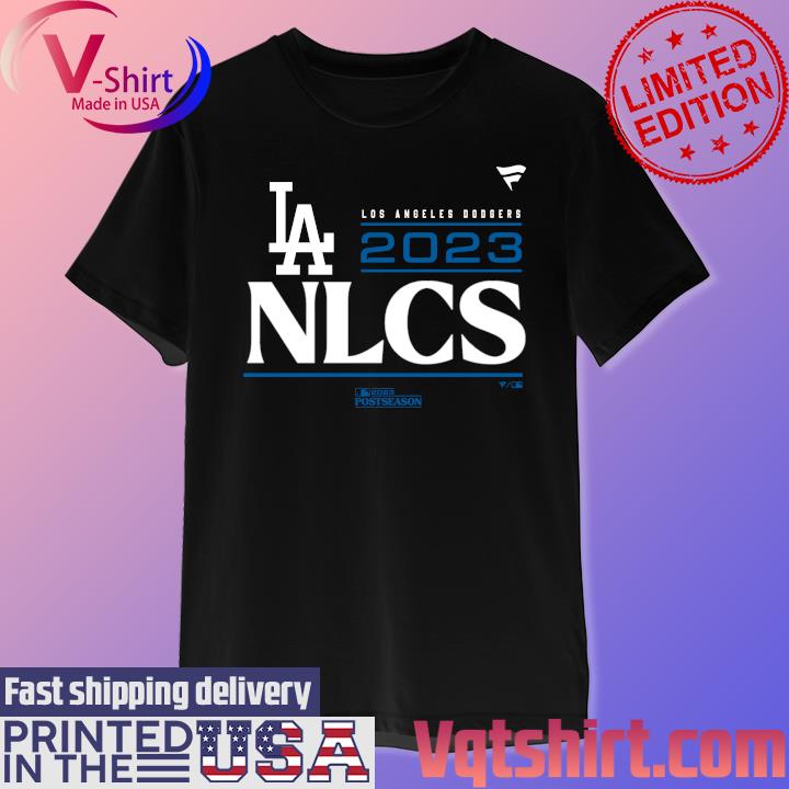 Youth Royal Los Angeles Dodgers 2022 Postseason Locker Room T-Shirt