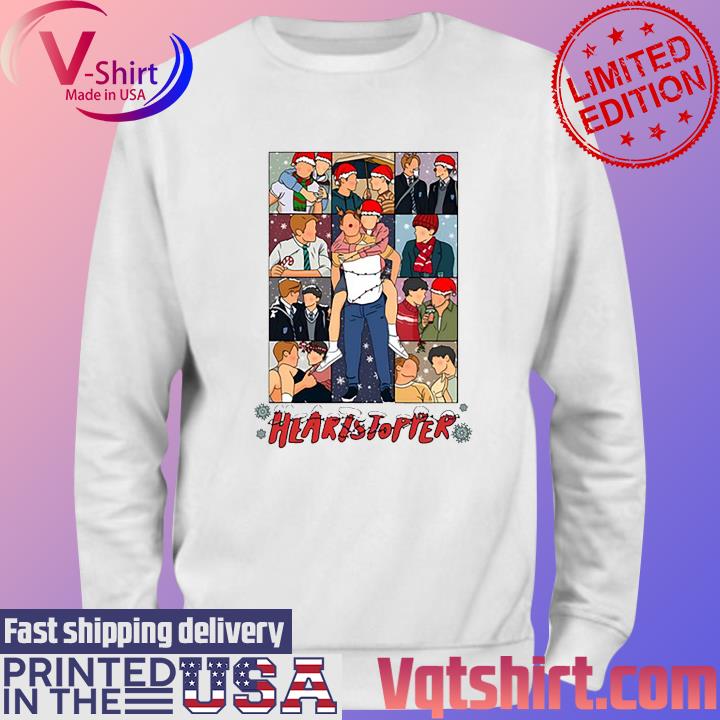 Nick And Charlie Heartstopper Art Eras Tour Christmas Shirt Sweater