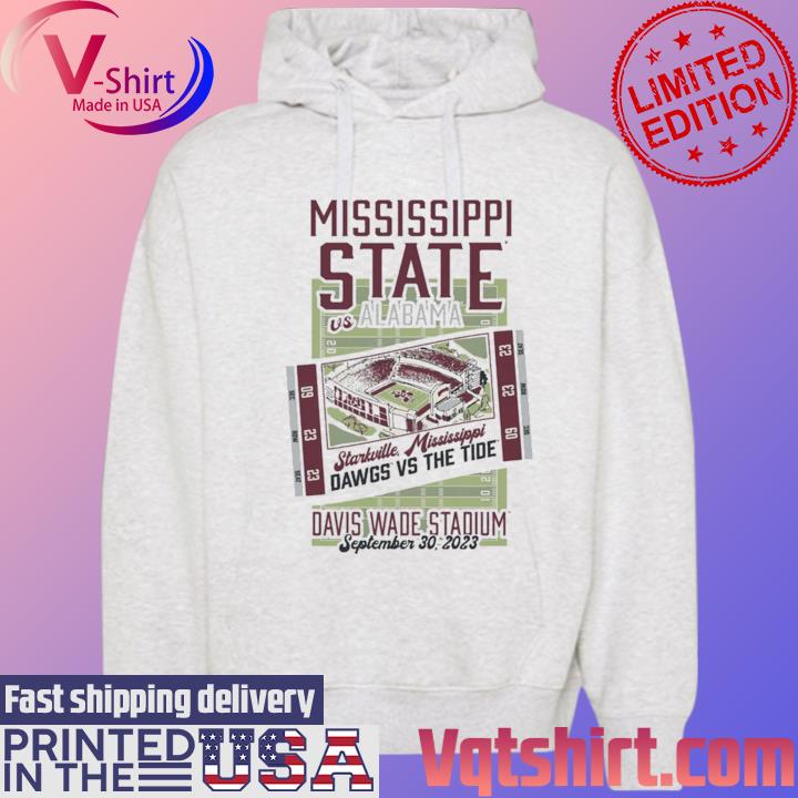 Official Alabama Vs. Mississippi State 2023 Game Day Davis Ưade Stadium Shirt Hoodie