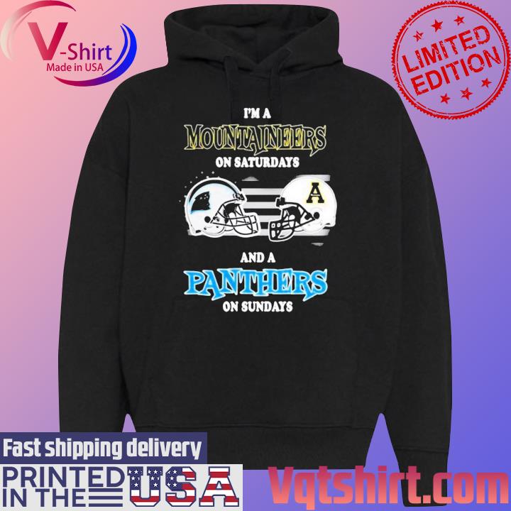 Official I'm A Carolina Panthers On Saturdays And A Appalachian State  Mountaineers On Sundays 2023 Shirt, hoodie, longsleeve, sweatshirt, v-neck  tee