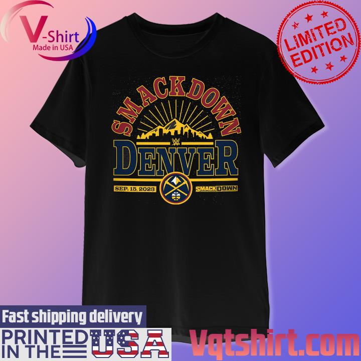 Official SmackDown x Denver Nuggets Sep 15 2023 Tri-Blend Shirt