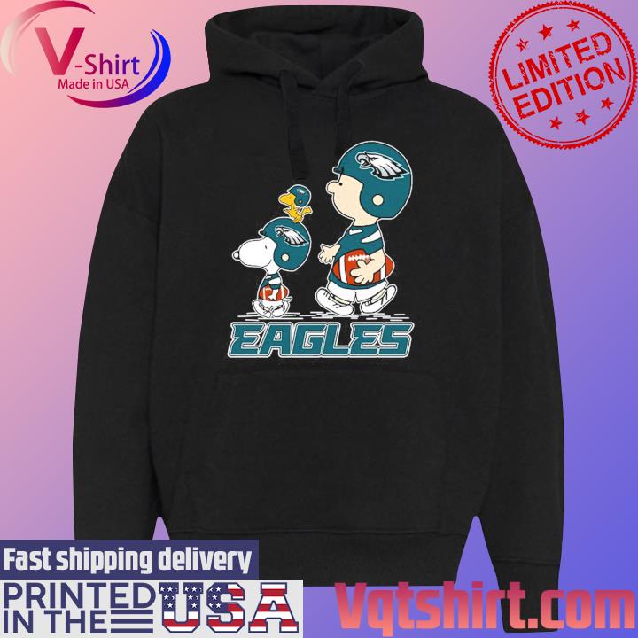 Snoopy Charlie Brown Happy Philadelphia Eagles Shirt - High