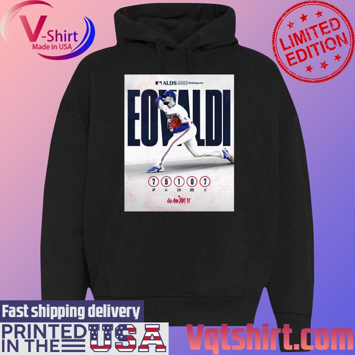 Texas Rangers 2023 ALDS Eovaldi Go and take it s Black Hoodie