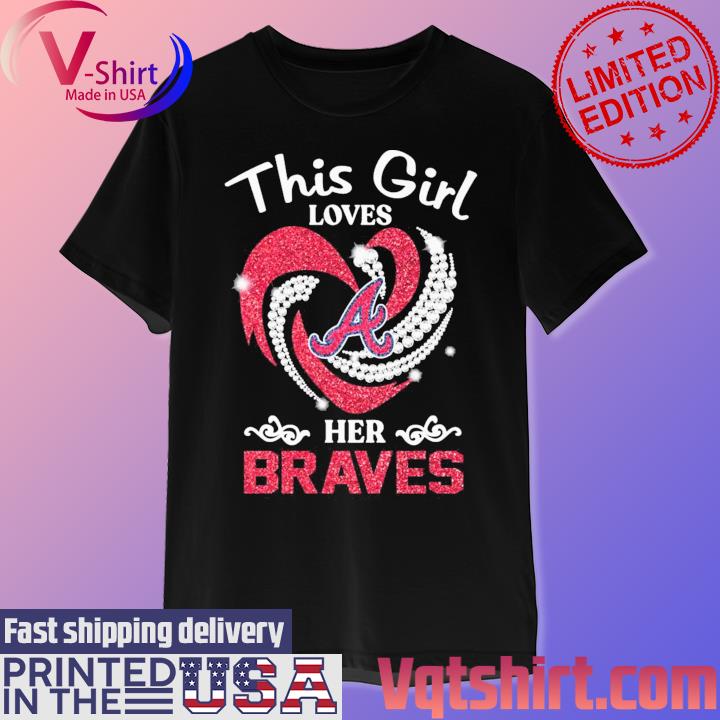 Just A Woman Who Loves Her Atlanta Braves Shirt, hoodie, sweater, ladies  v-neck and tank top