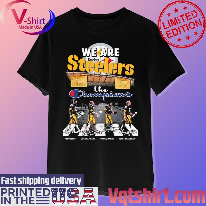 We Are Pittsburgh Steelers The Champions Abbey Road Merry Christmas shirt