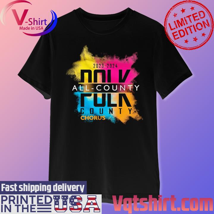 2023-2024 Polk County All County Chorus shirt