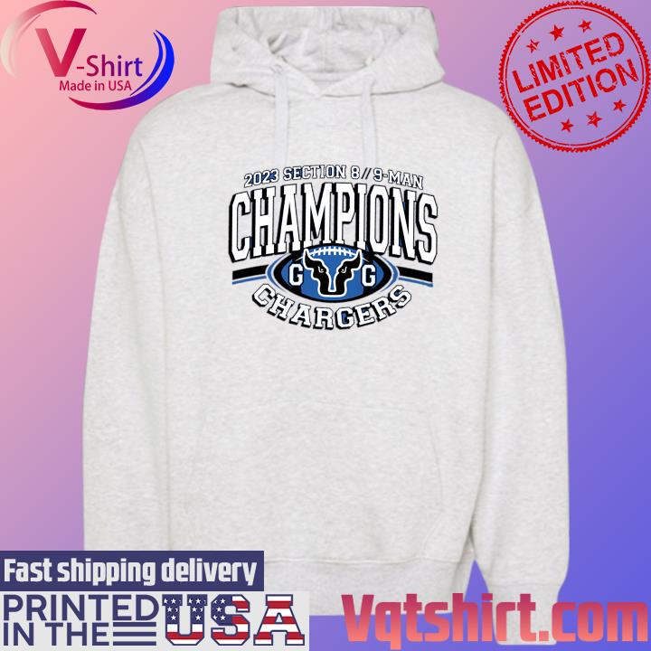 2023 Section 8,9-Man Champions Chargers s Hoodie