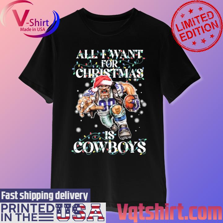 All I want for Christmas is Dallas Cowboys light shirt