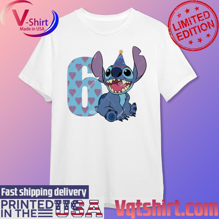 Birthday Stitch 6 Year shirt