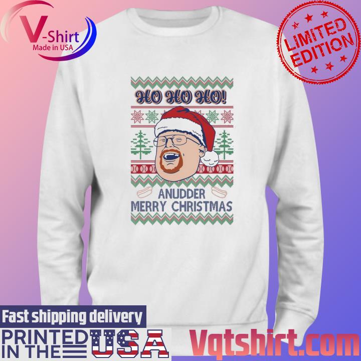 Ho Ho Ho Anudder Merry Christmas Ladies Boyfriend s Sweater