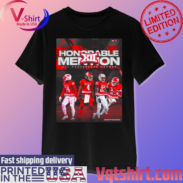 Houston Cougar football Honorable Men Hon All Conference Honors shirt