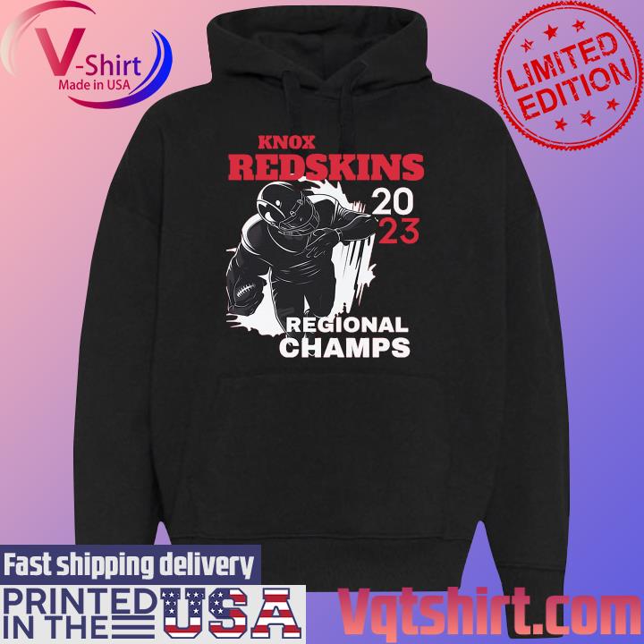 Knox Redskin 2023 Regional Champs s Black Hoodie