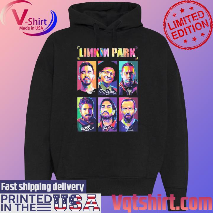 Linkin Park band Galaxy signatures s Black Hoodie