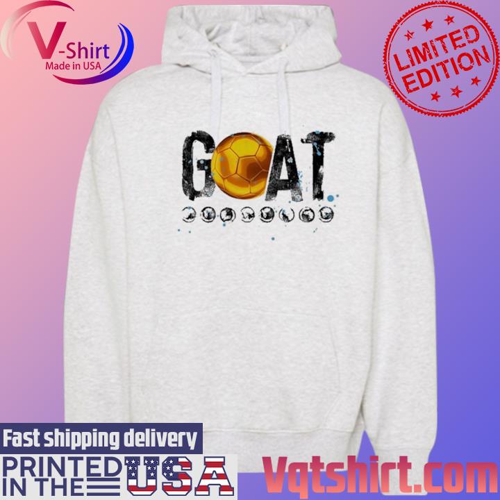 Messi The Goat With 8 Ballon D’Or Gold El Mejor Del Mundo Shirt Hoodie