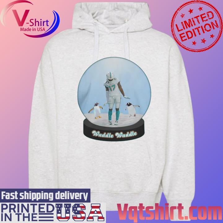 Miami Dolphins Jaylen Waddle Waddle Holiday Shirt Hoodie