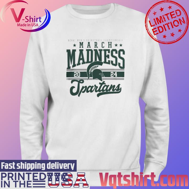 Michigan State Spartans 2024 NCAA Men's Basketball Tournament March Madness T-Shirt Sweater