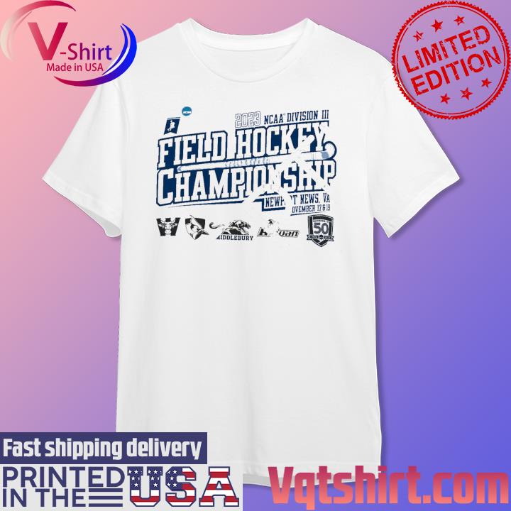 NCAA Division III Field Hockey Championship 2023 Newport News four team shirt