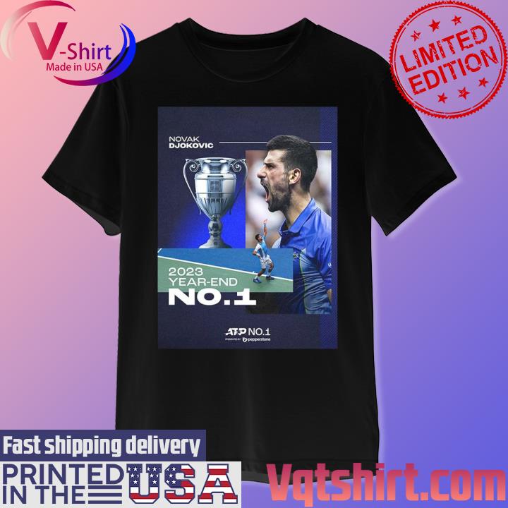 Novak Djokovic Is Your ATP 2023 Year End No 1 Presented By Pepperstone FX ATP Rankings shirt