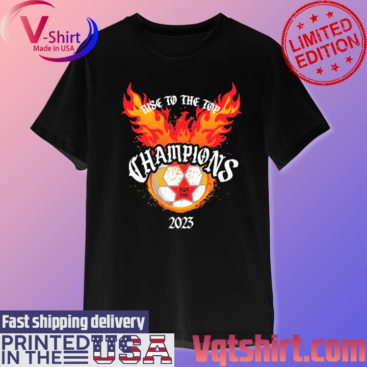 Official Rise to the Top Champions 2023 shirt