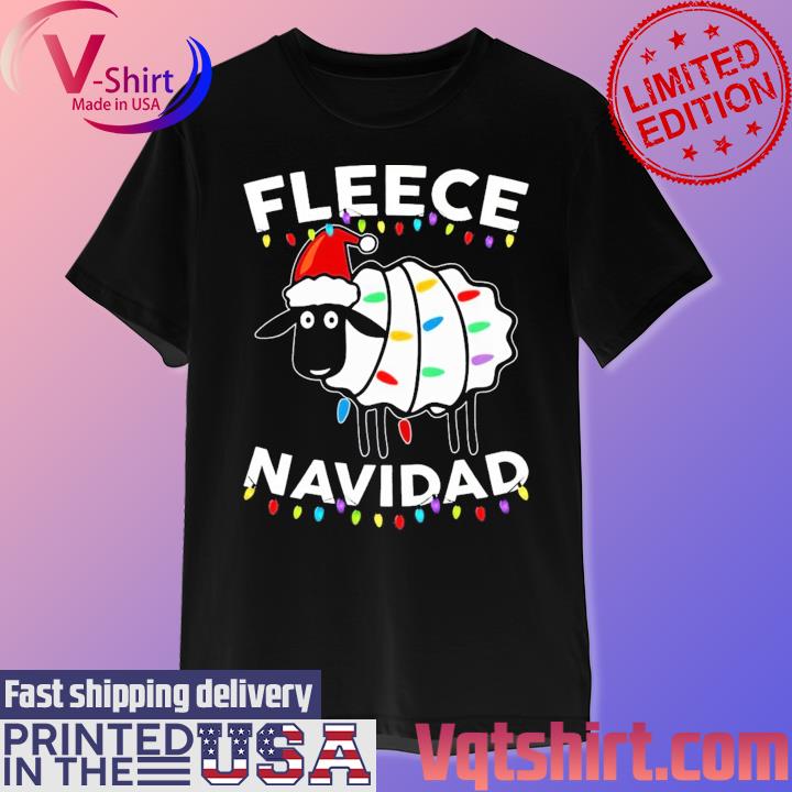 Official Sheep Fleece Navidad Christmas shirt