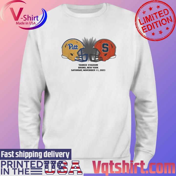 Official Syracuse Orange Vs Pitt Panthers Yankee Stadium Game Match Up Saturday November 11 2023 s Sweater