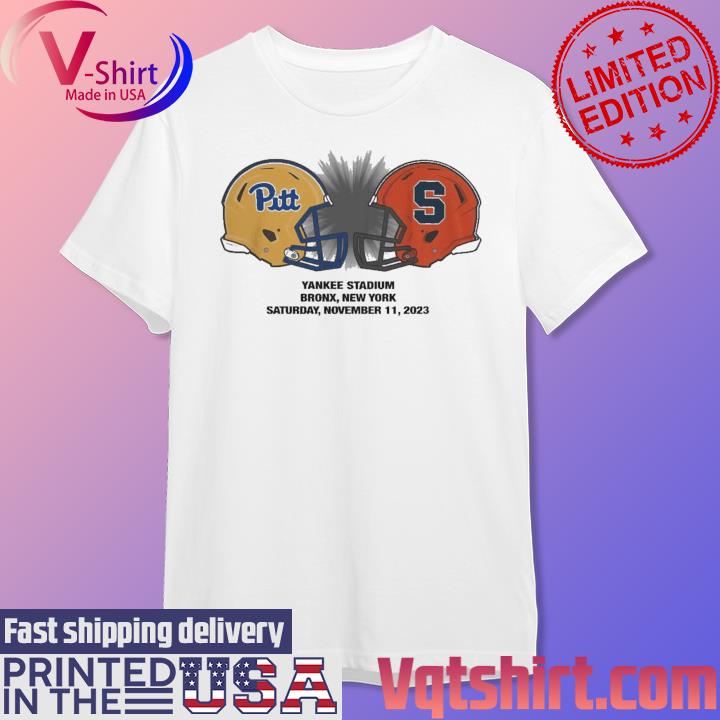 Official Syracuse Orange Vs Pitt Panthers Yankee Stadium Game Match Up Saturday November 11 2023 shirt