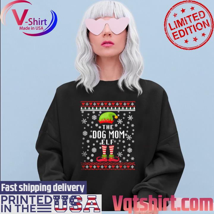 Official The Dog Mom Elf Ugly Christmas s Sweater