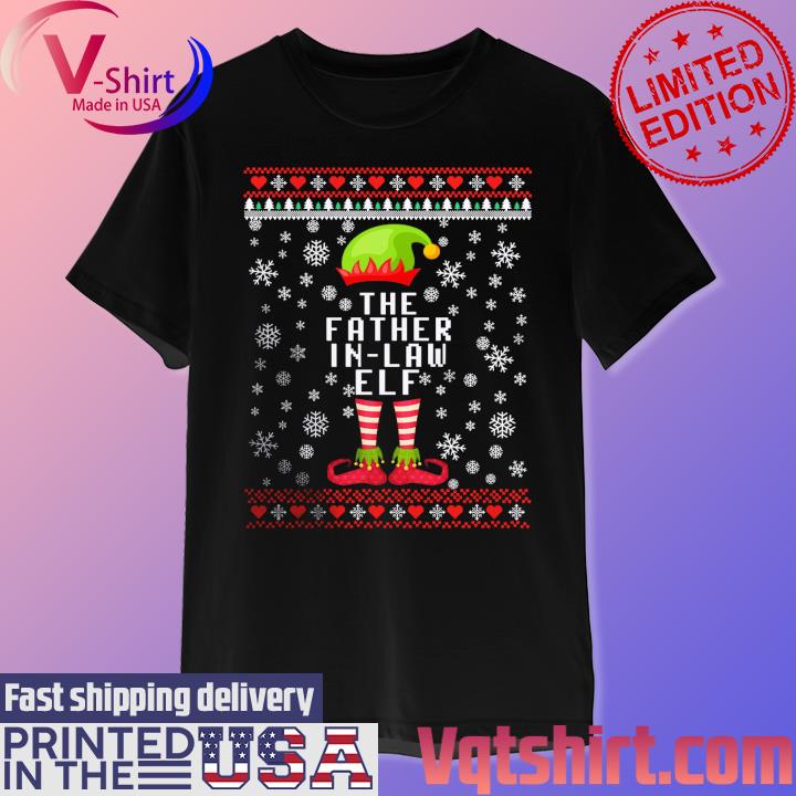 Official The Father-in-law Elf Ugly Christmas shirt