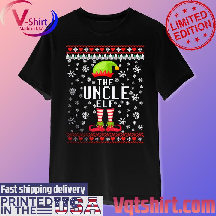 Official The Uncle Elf Ugly Christmas shirt