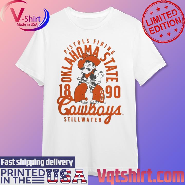 Oklahoma State Cowboys Ivory Mascot Overlay Local shirt