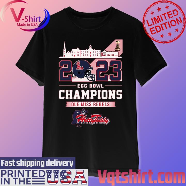 Ole Miss Rebels Egg Bowl University of Mississippi Hotty Toddy Gosh Almighty Champions 2023 shirt