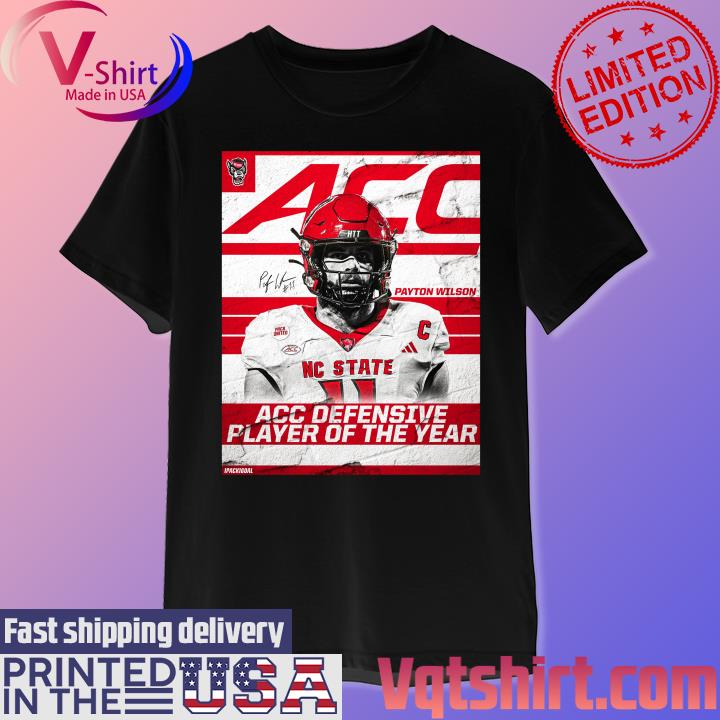 Payton WIlson Nc State Acc Defensive player of the year shirt