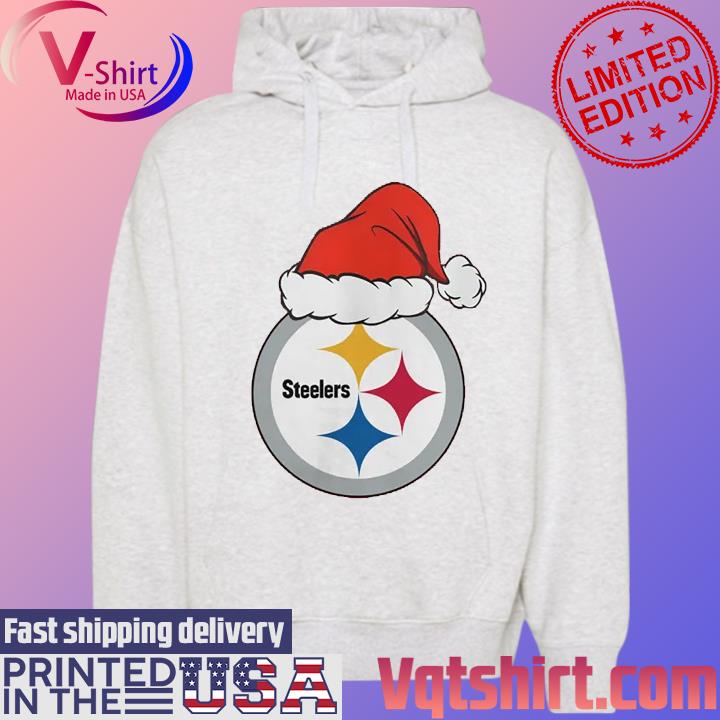 Pittsburgh Steelers Santa Logo Christmas Holiday Shirt Hoodie