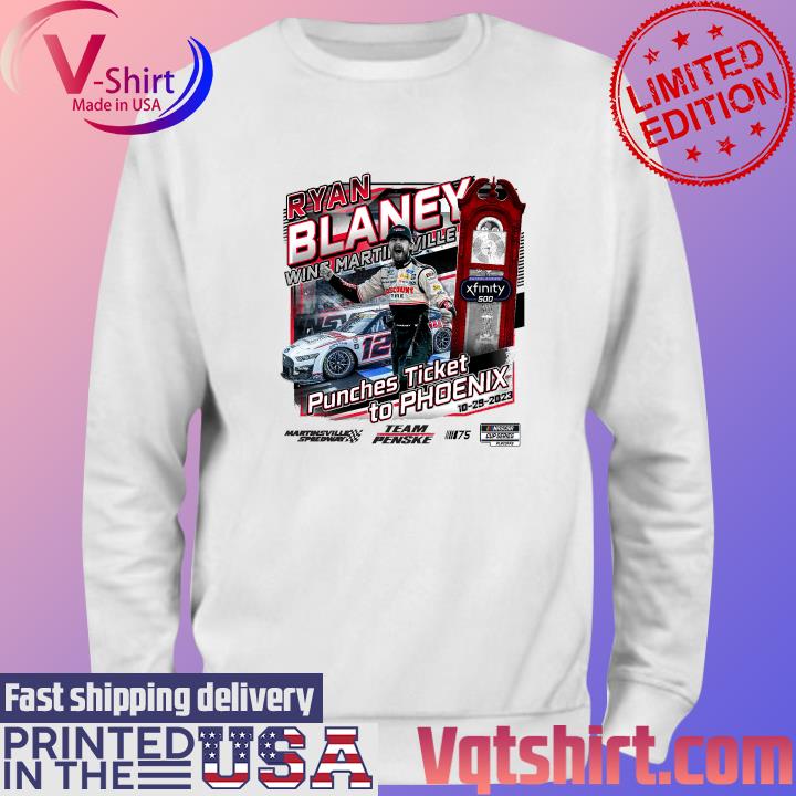 Ryan Blaney Checkered Flag Sports 2023 Xfinity 500 Race Winner T-Shirt Sweater
