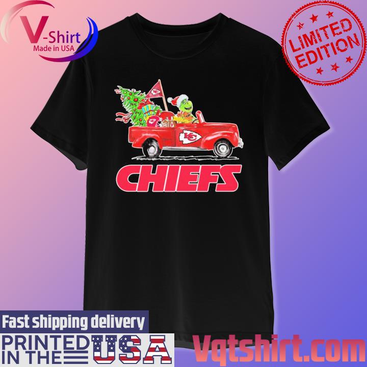 Santa Grinch Driver Car Kansas City Chiefs Merry Christmas 2023 shirt