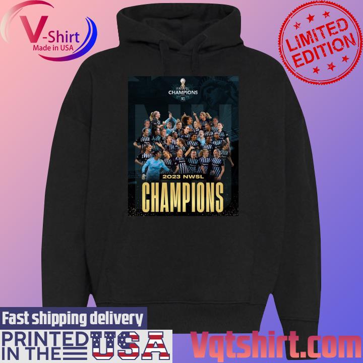 Sky Blue FC 2023 NWSL Champions s Black Hoodie