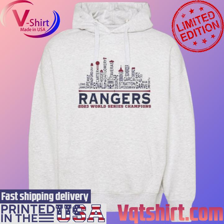 Texas Rangers World Series 2023 Baseball Team Players Shirt Hoodie